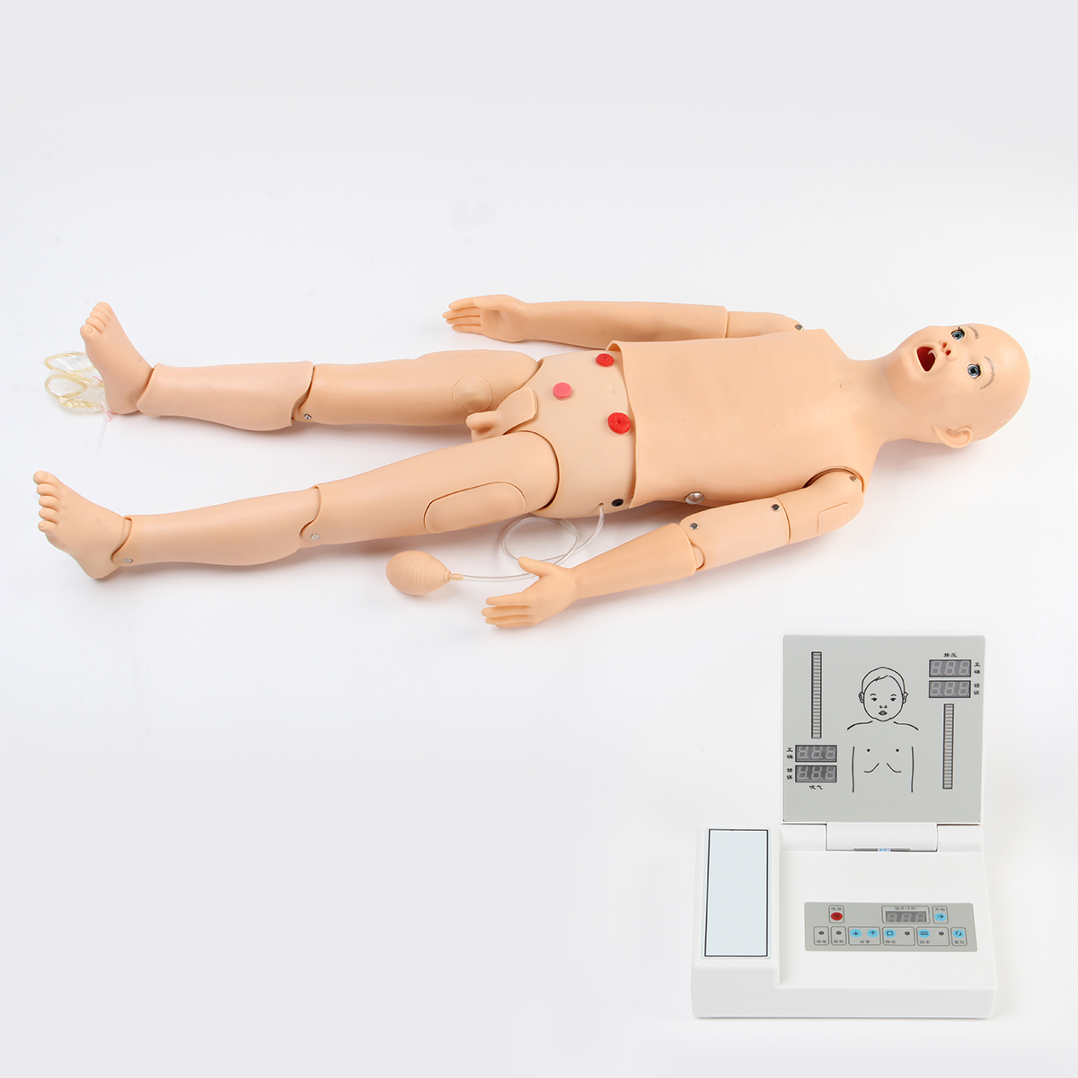 高級多（duō）功能兒（ér）童綜合急救訓練模擬人（ACLS高級生命支持、嵌入式係統）