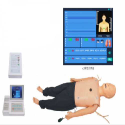 高級多功能急救（jiù）訓練模擬人（心肺複蘇CPR、氣管（guǎn）插管（guǎn）、除顫起搏四合一功能、嵌入式係統）